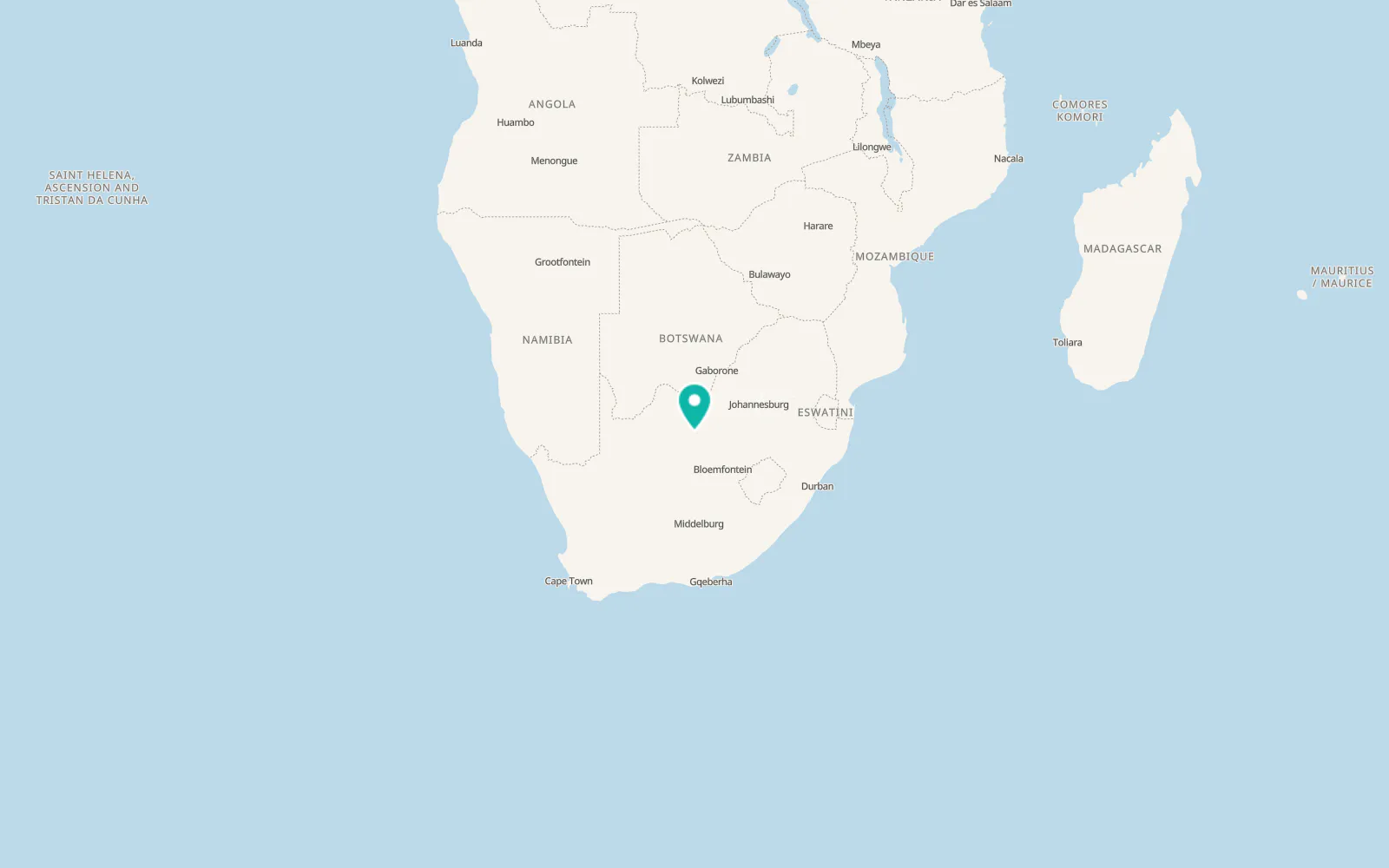 Map of Taung
