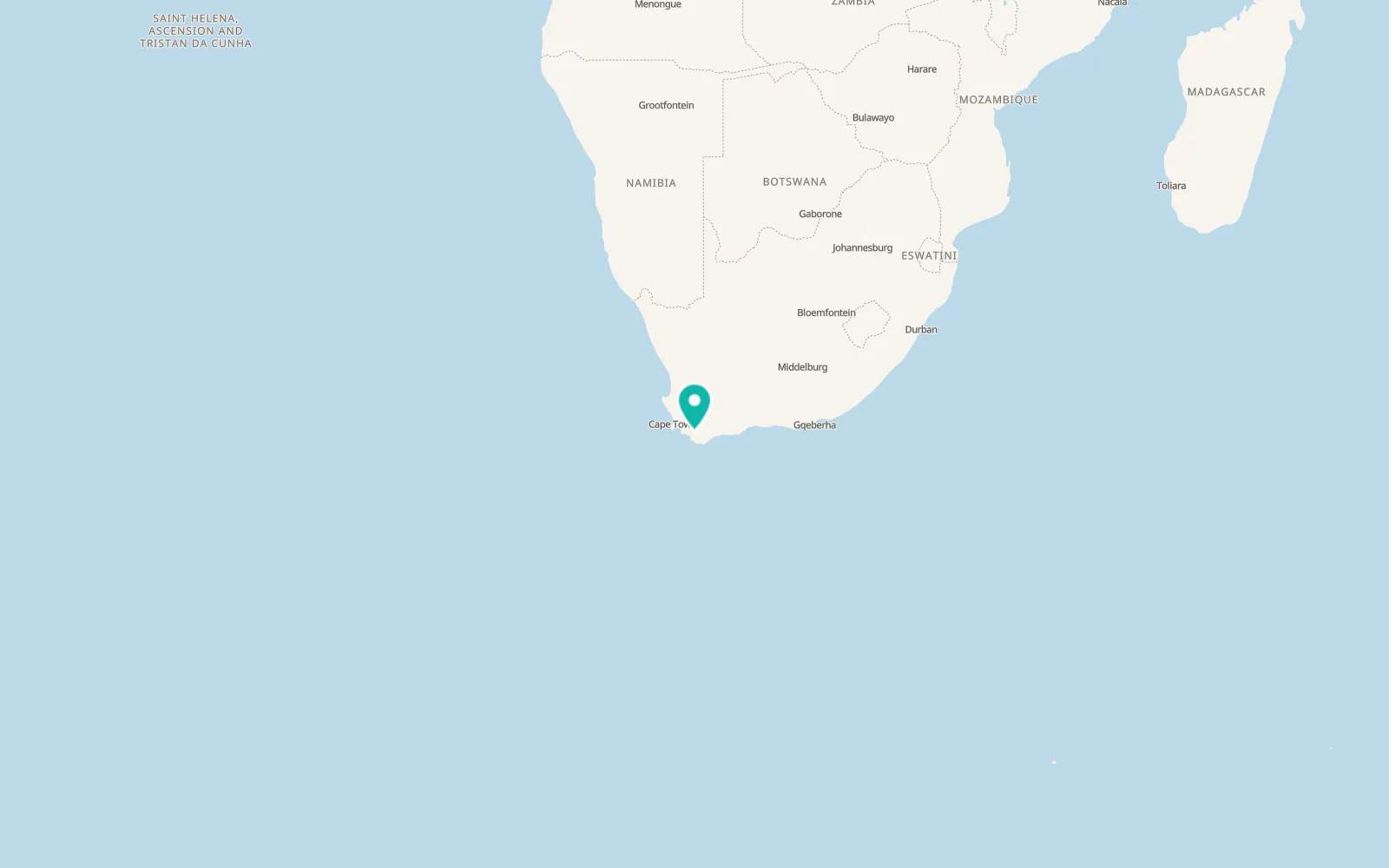 Map of Tesselaarsdal