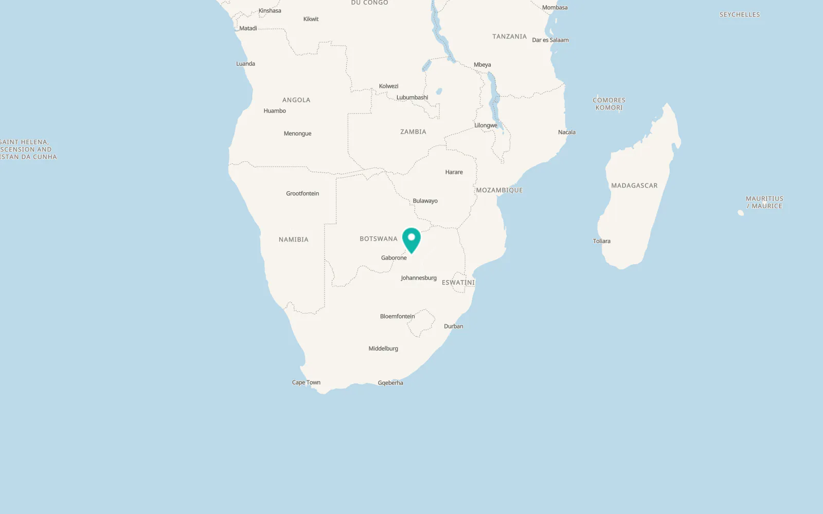Map of Thabazimbi