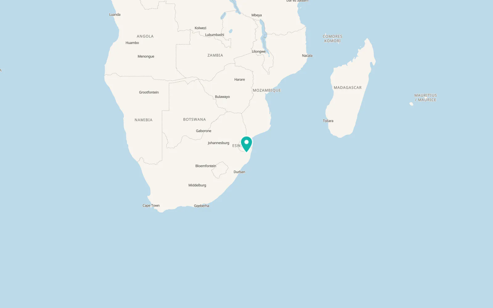 Map of Thembalethu