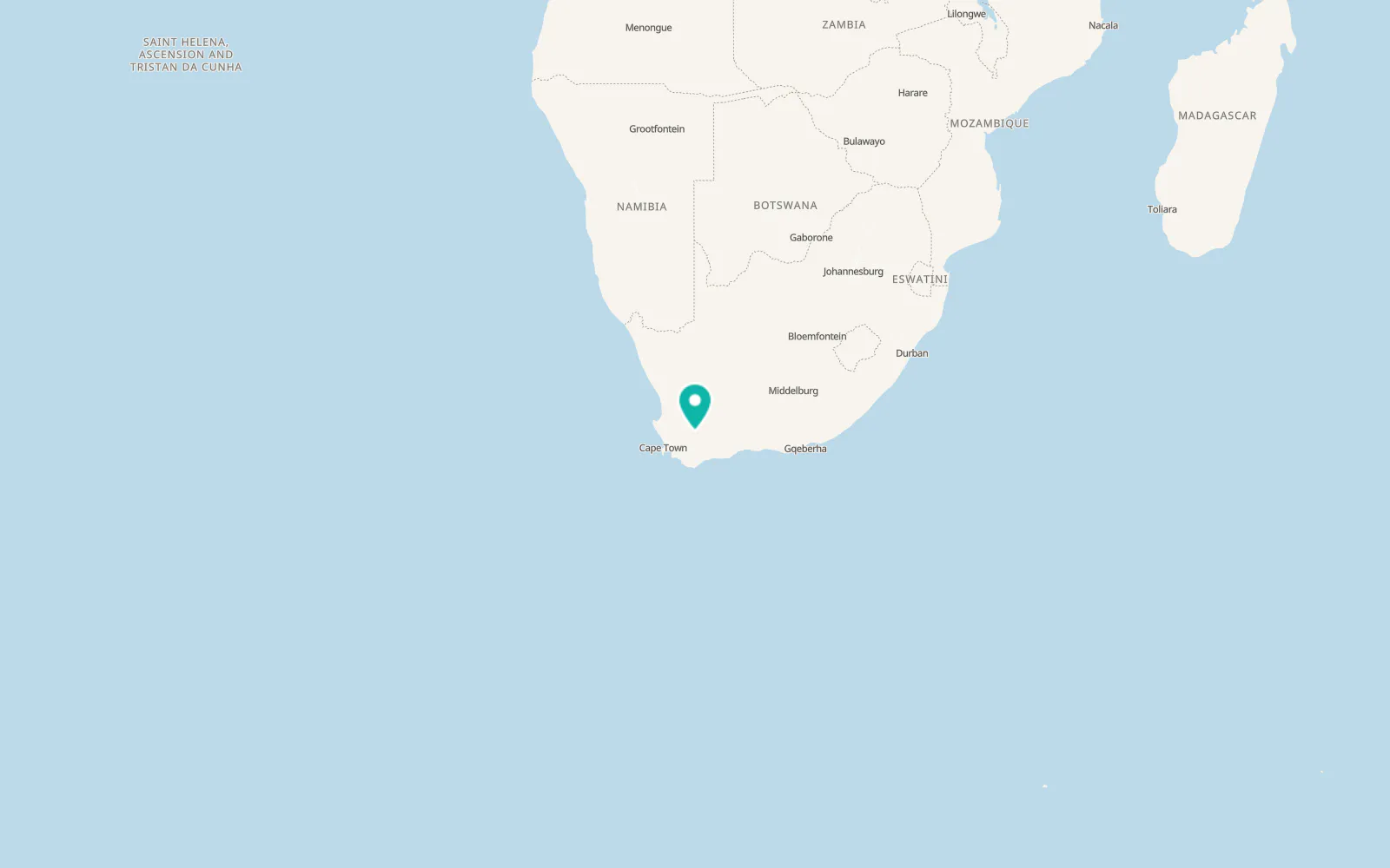 Map of Touwsrivier
