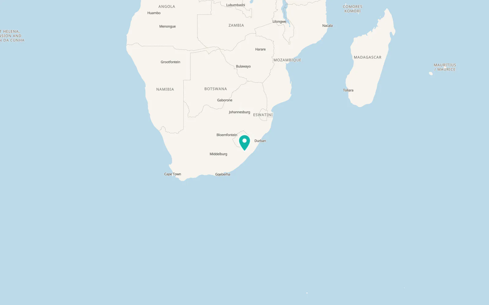 Map of Tsolo