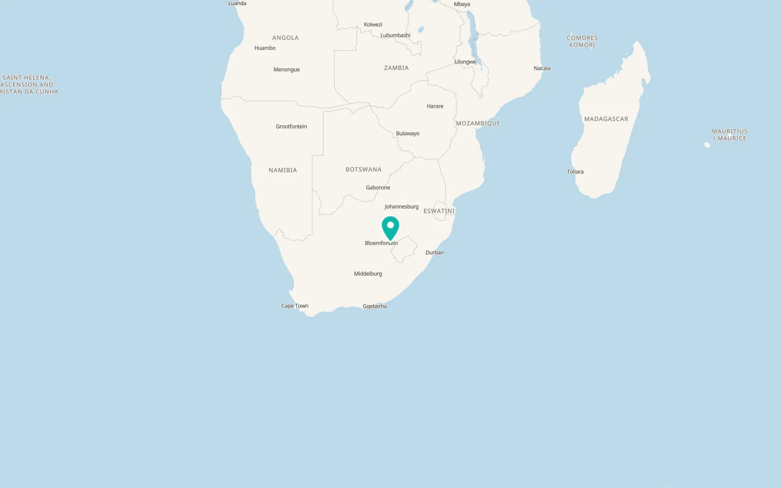 Map of Tweespruit