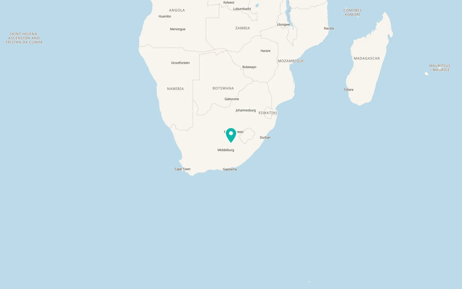 Map of Venterstad