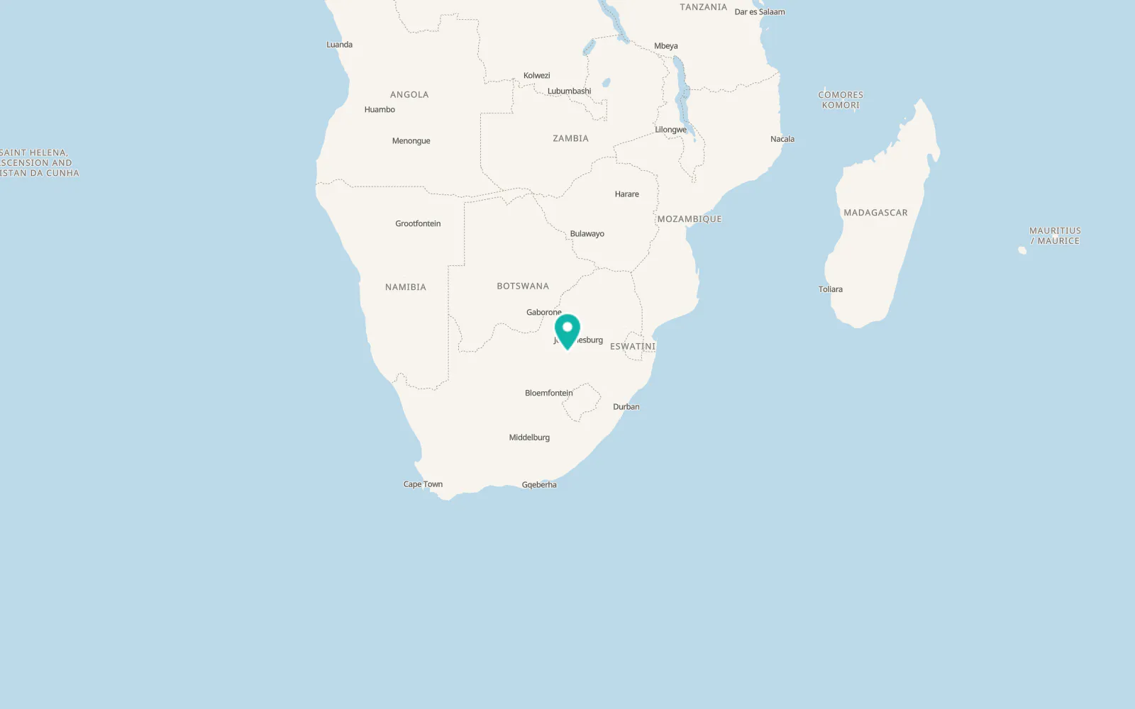Map of Vredefort