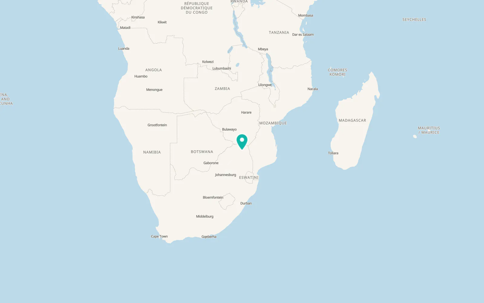 Map of Vuwani