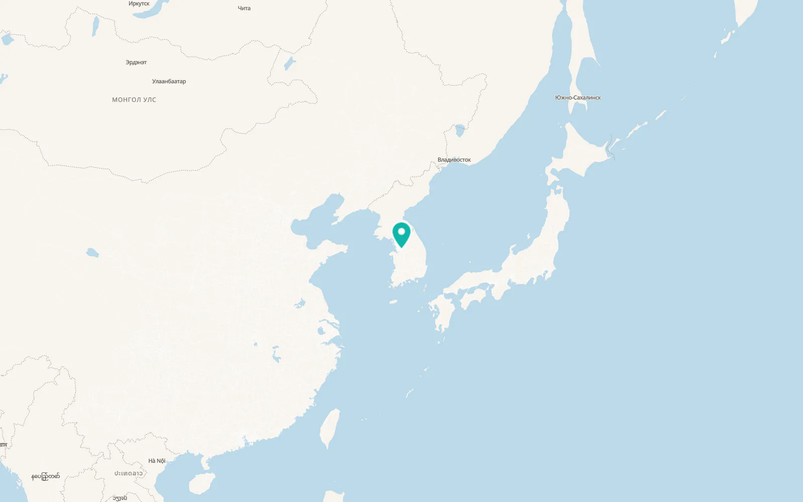 Map of Anseong