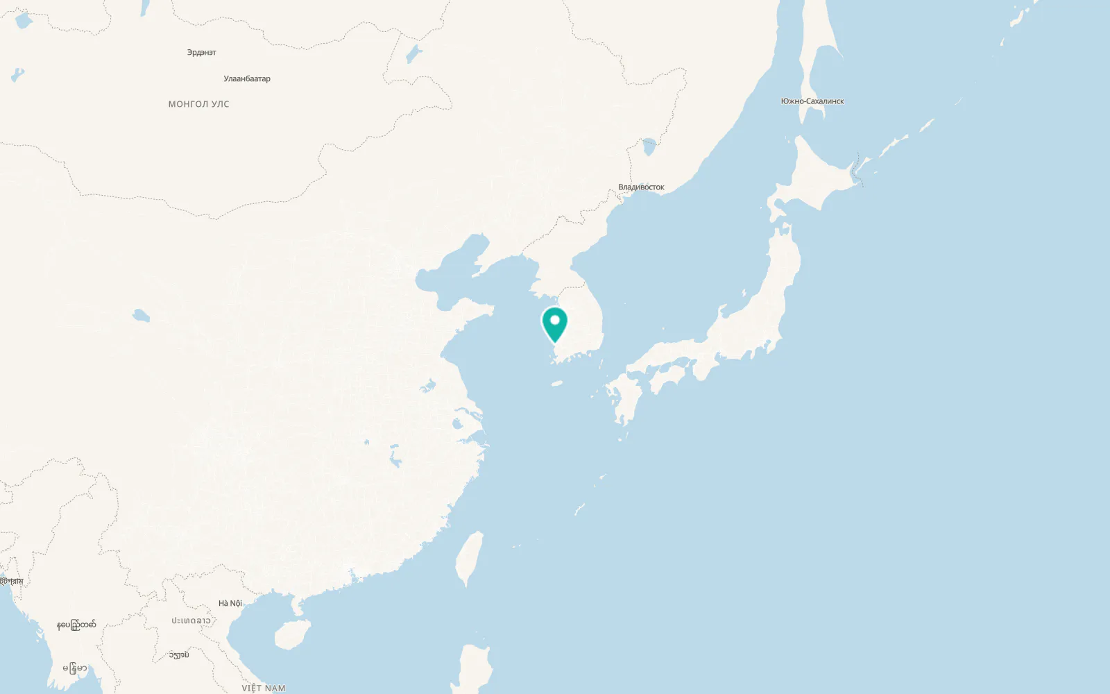Map of Baeksu