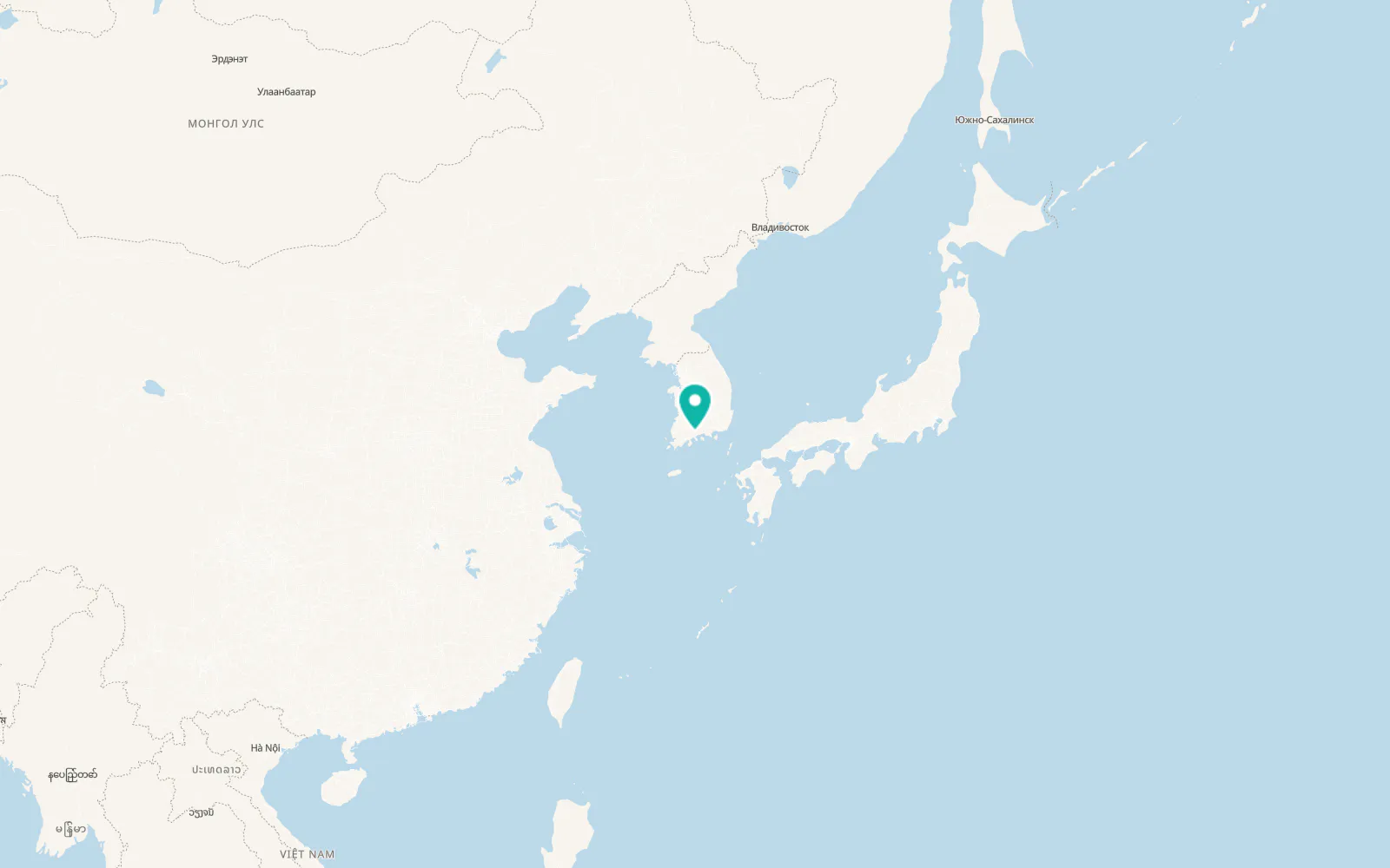 Map of Bonggang