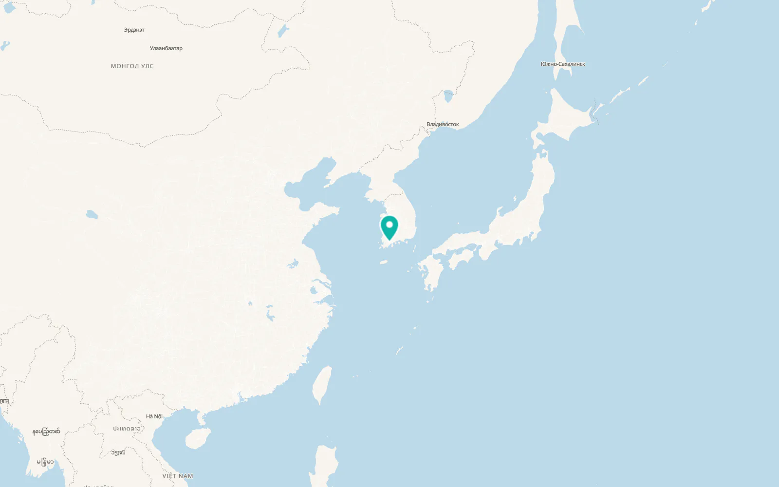 Map of Boseong