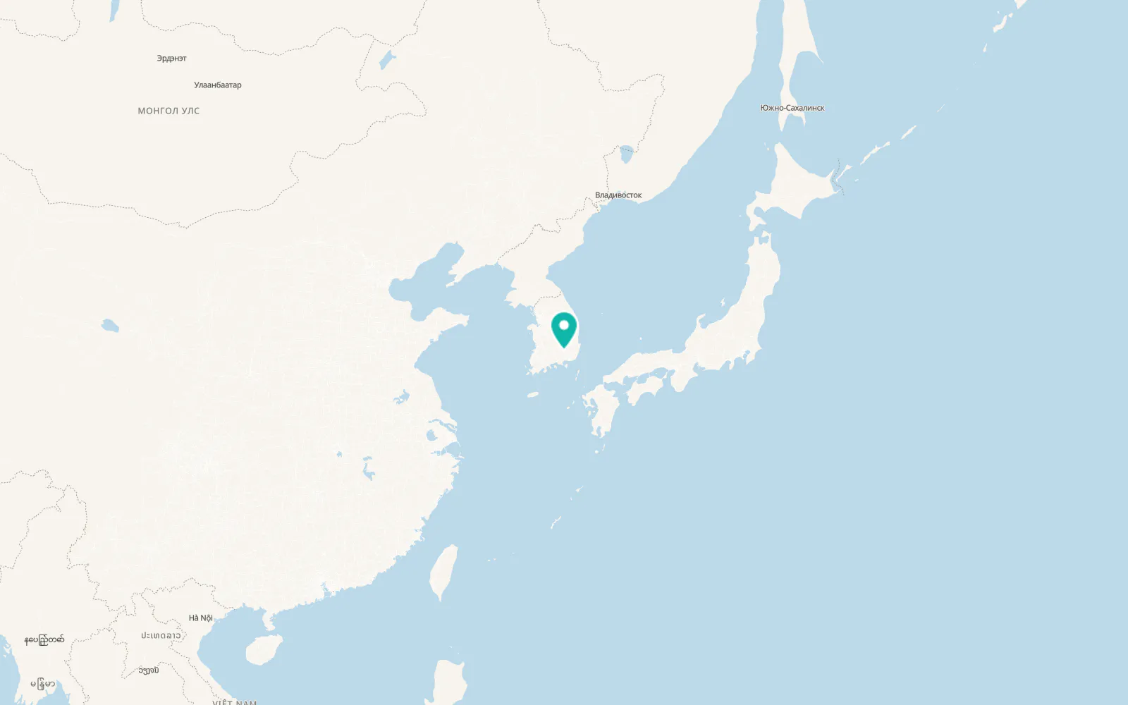 Map of Changnyeong