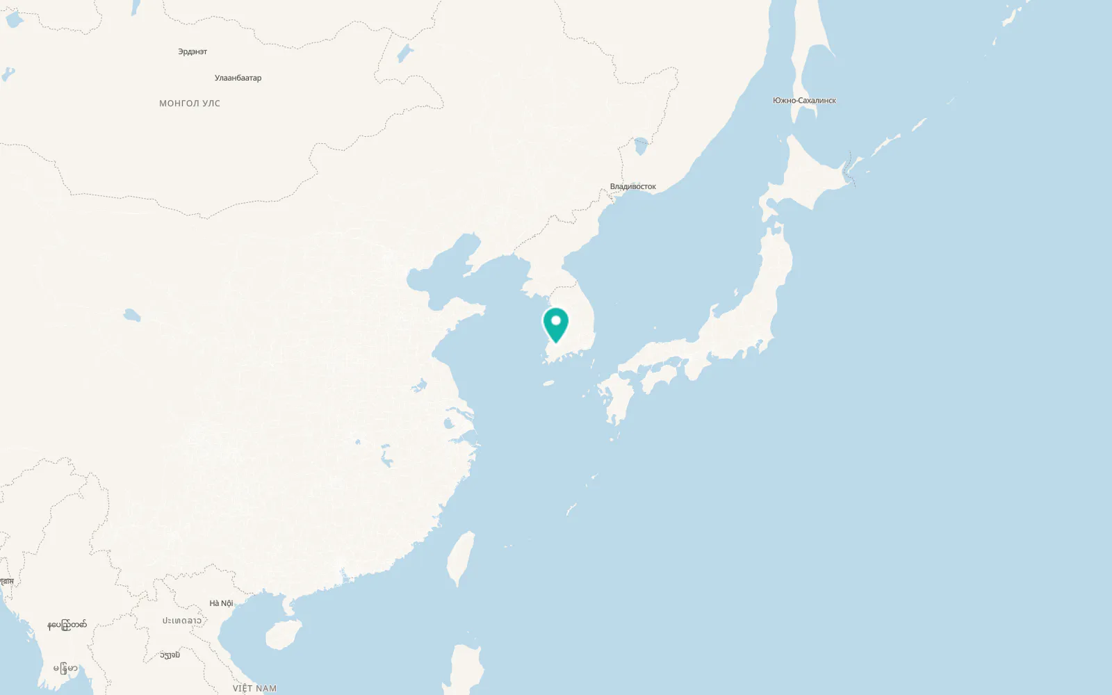 Map of Changpyeong