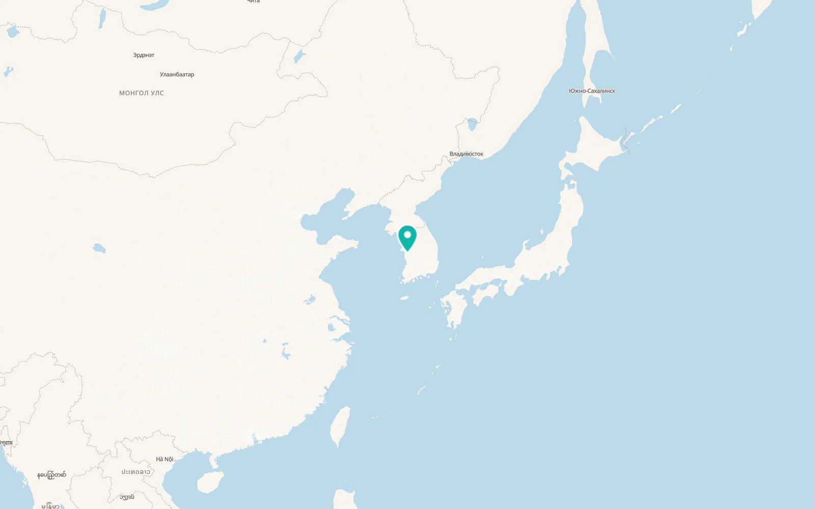 Map of Cheongyang