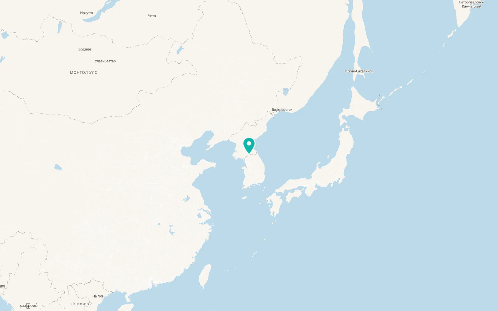 Map of Cheorwon