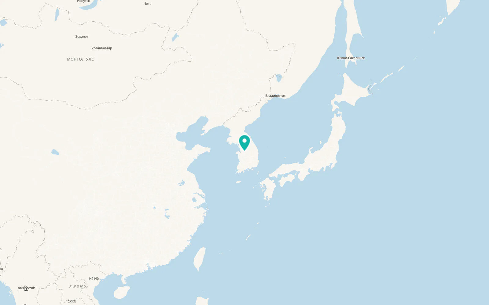 Map of Chinch'ŏn