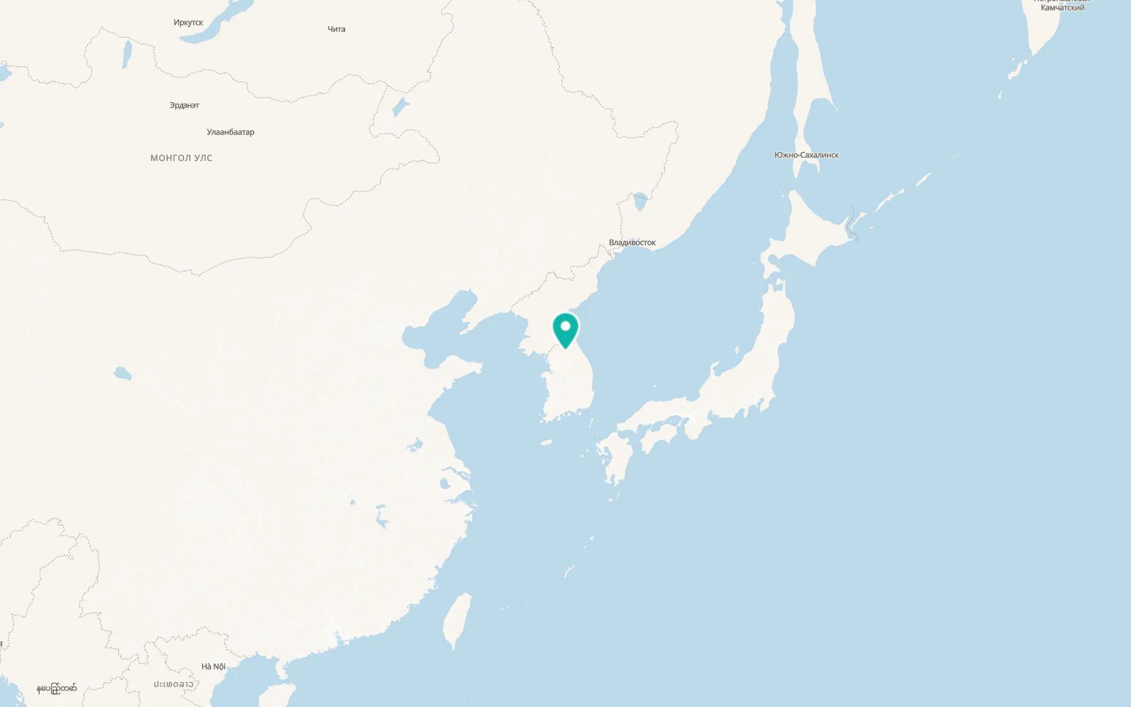 Map of Chuncheon
