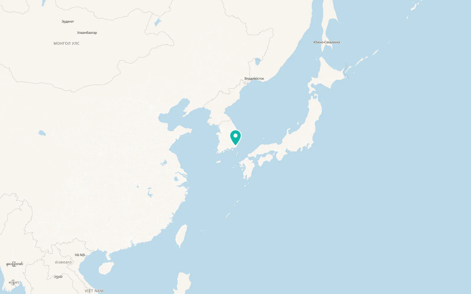 Map of Dongnae