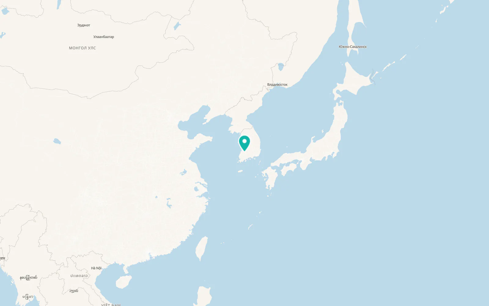 Map of Gangjin