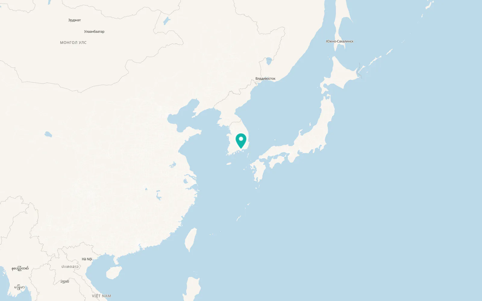 Map of Goseong