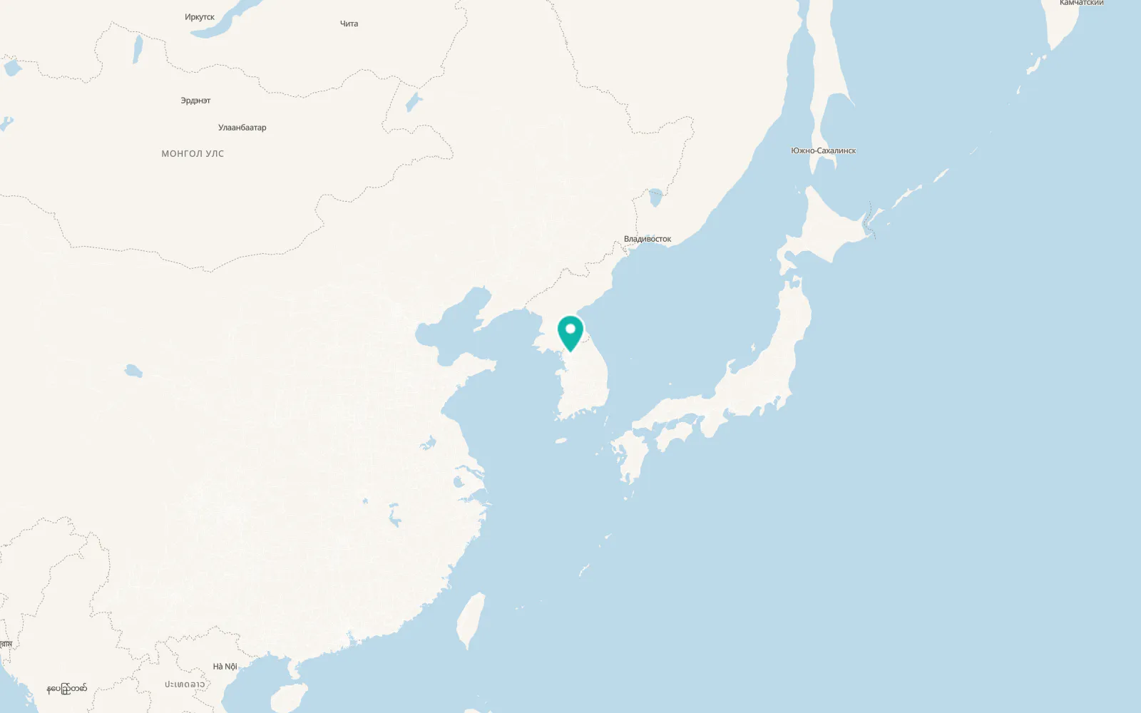 Map of Guri-si
