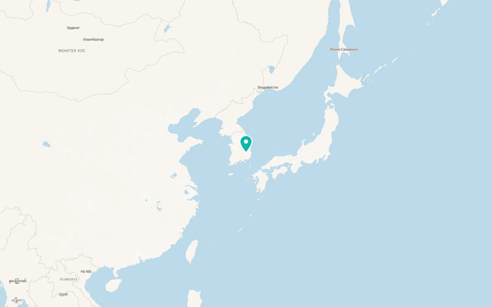 Map of Gyeongsan-si