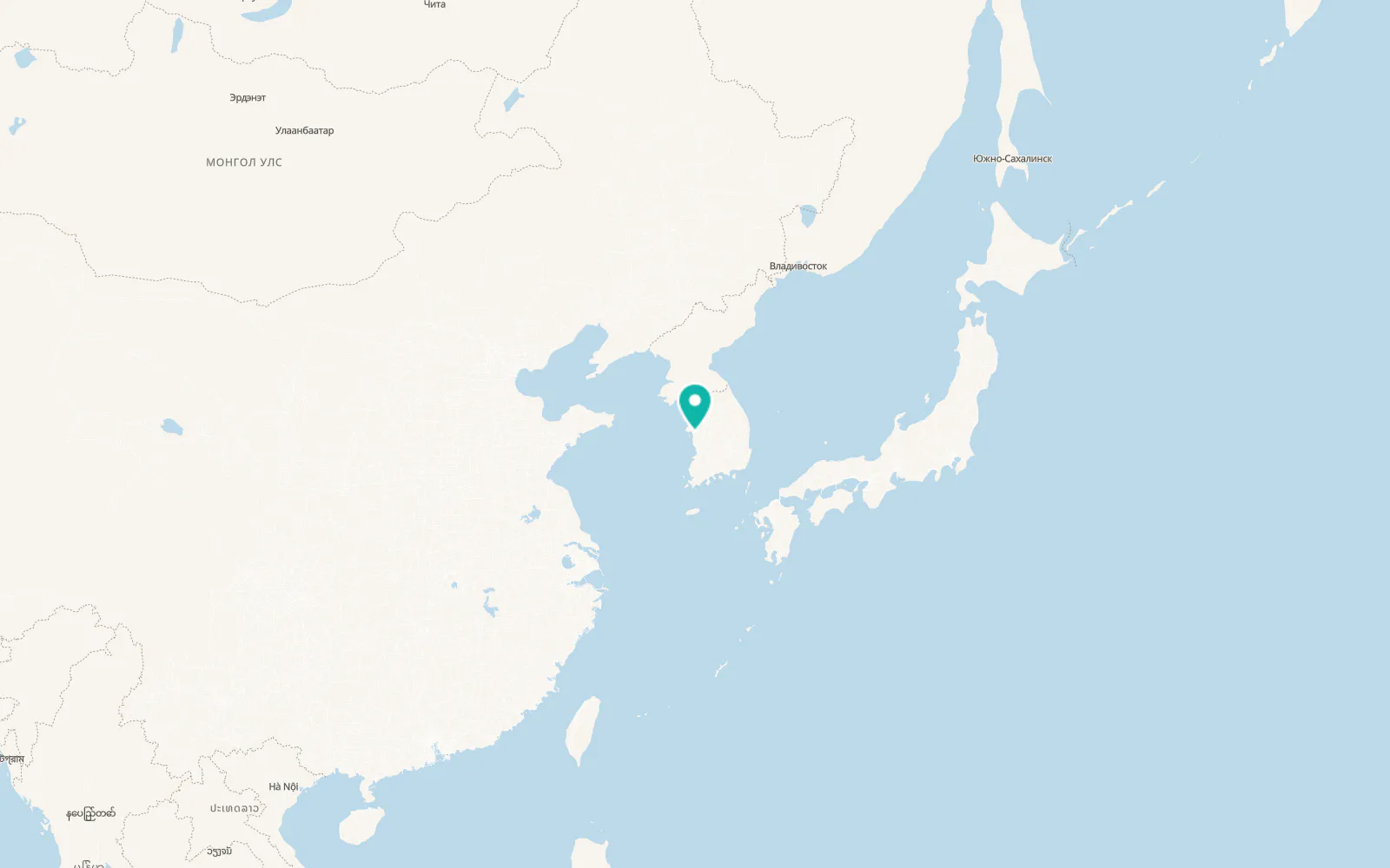 Map of Hongseong