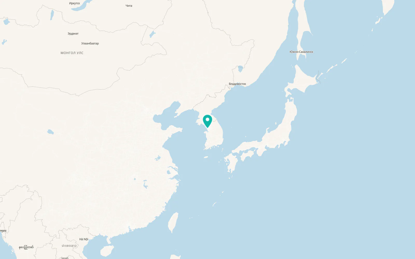 Map of Hwaseong-si
