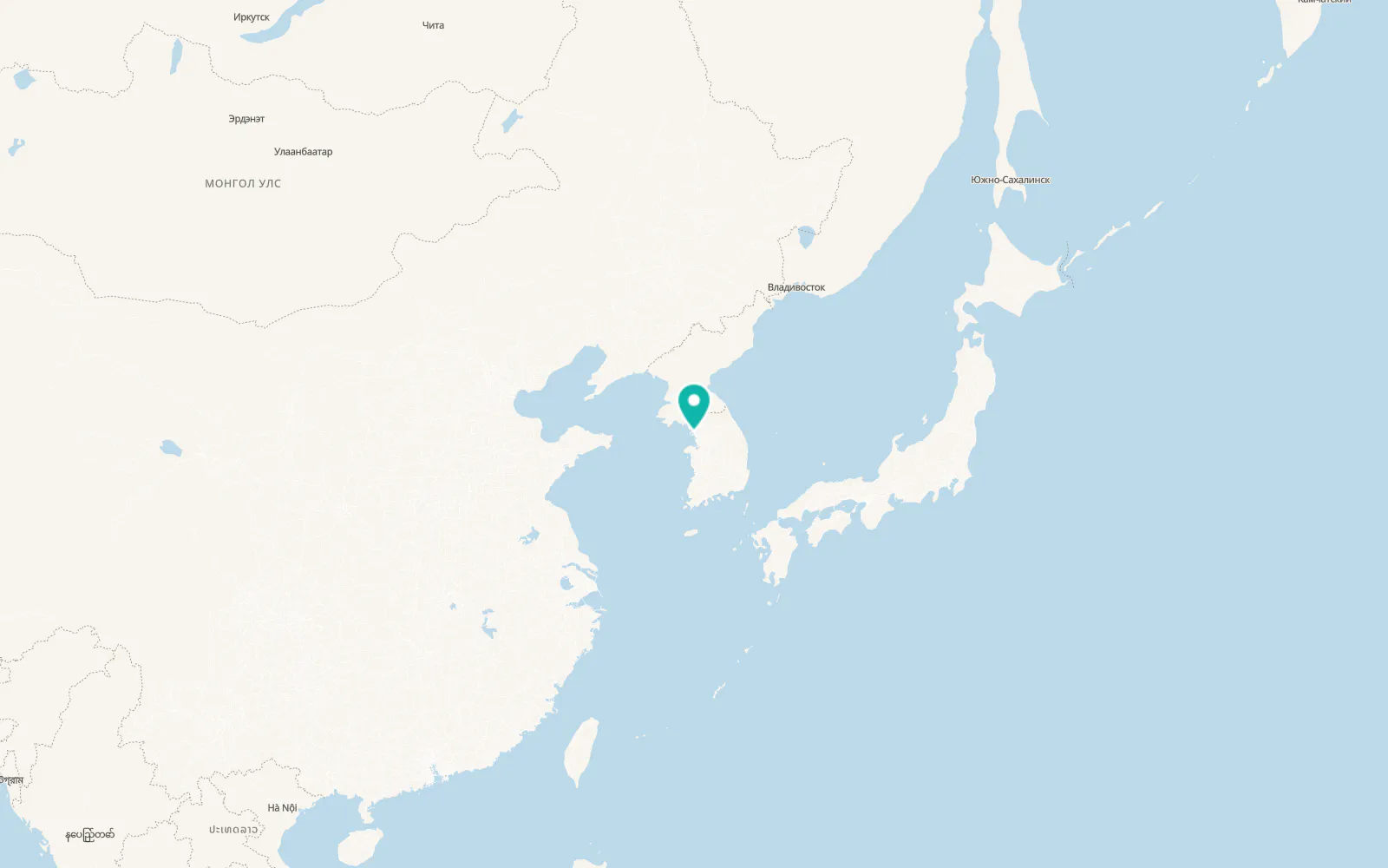 Map of Incheon