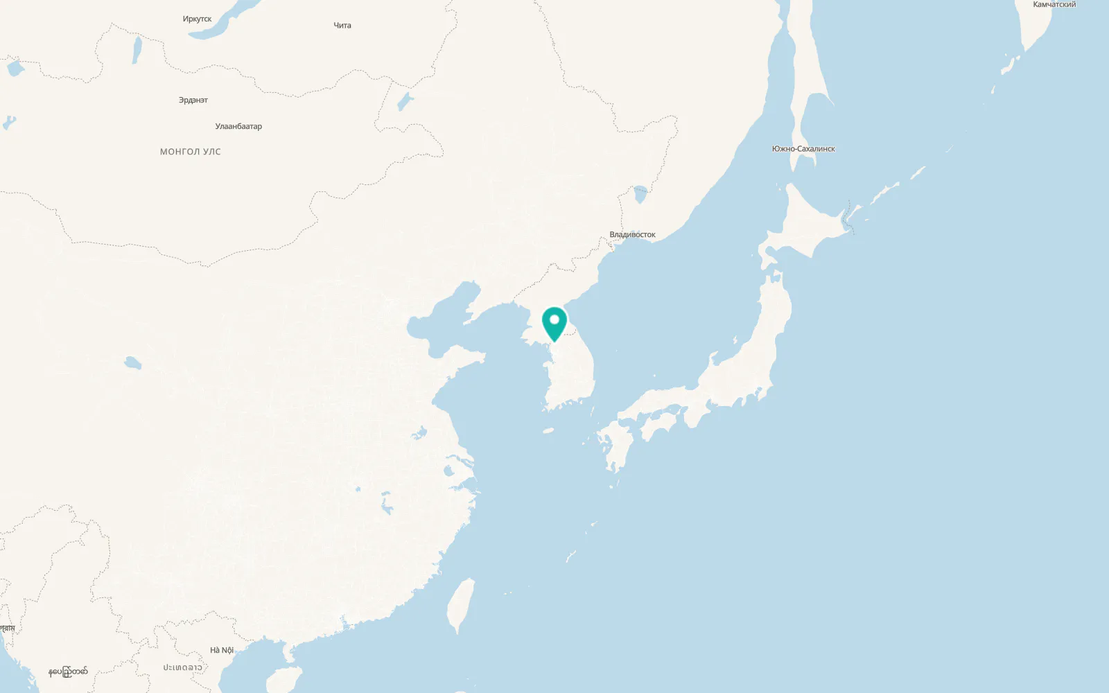 Map of Jangheung