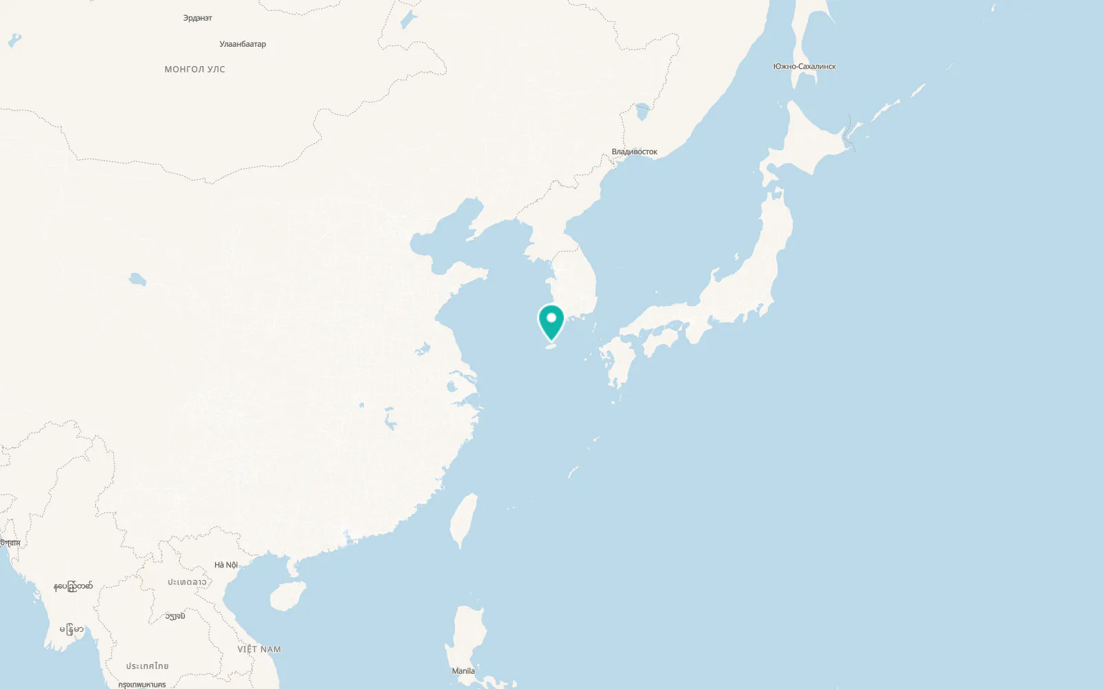 Map of Ponggae-dong