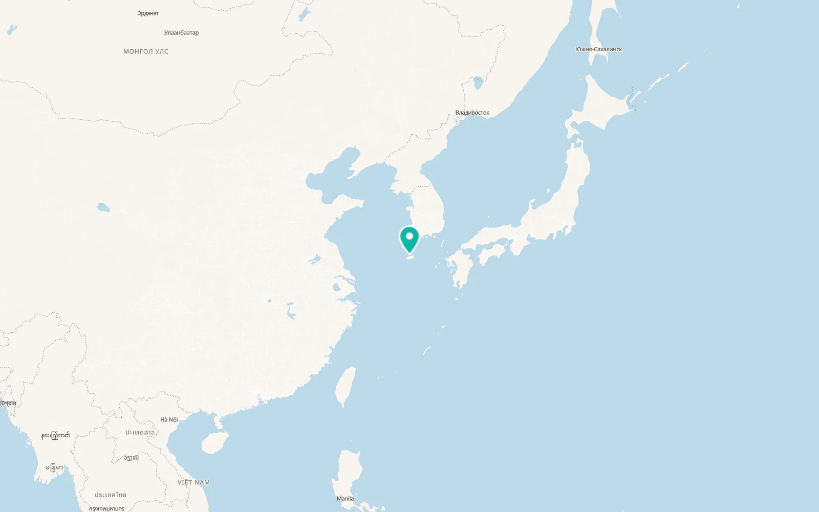 Map of Seodong