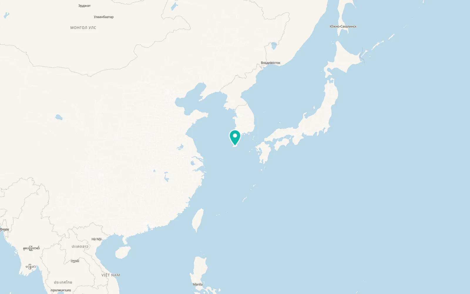 Map of Seogwipo