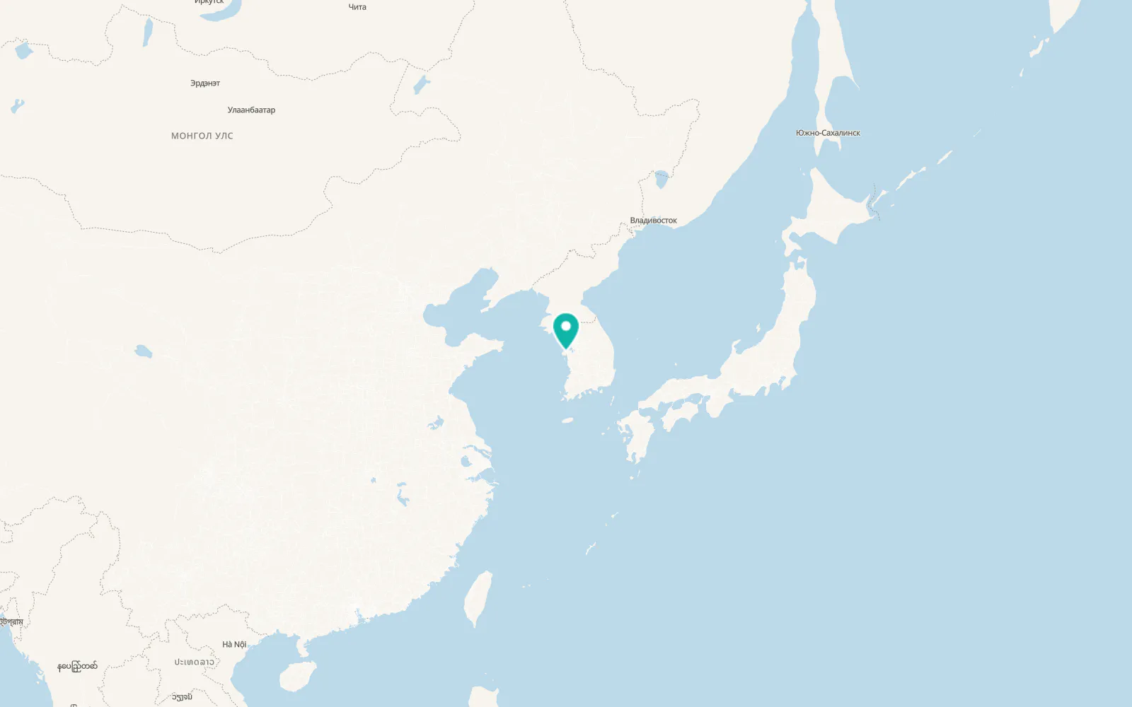 Map of Seosan