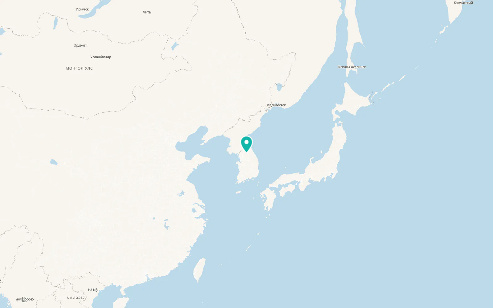 Map of Sindong