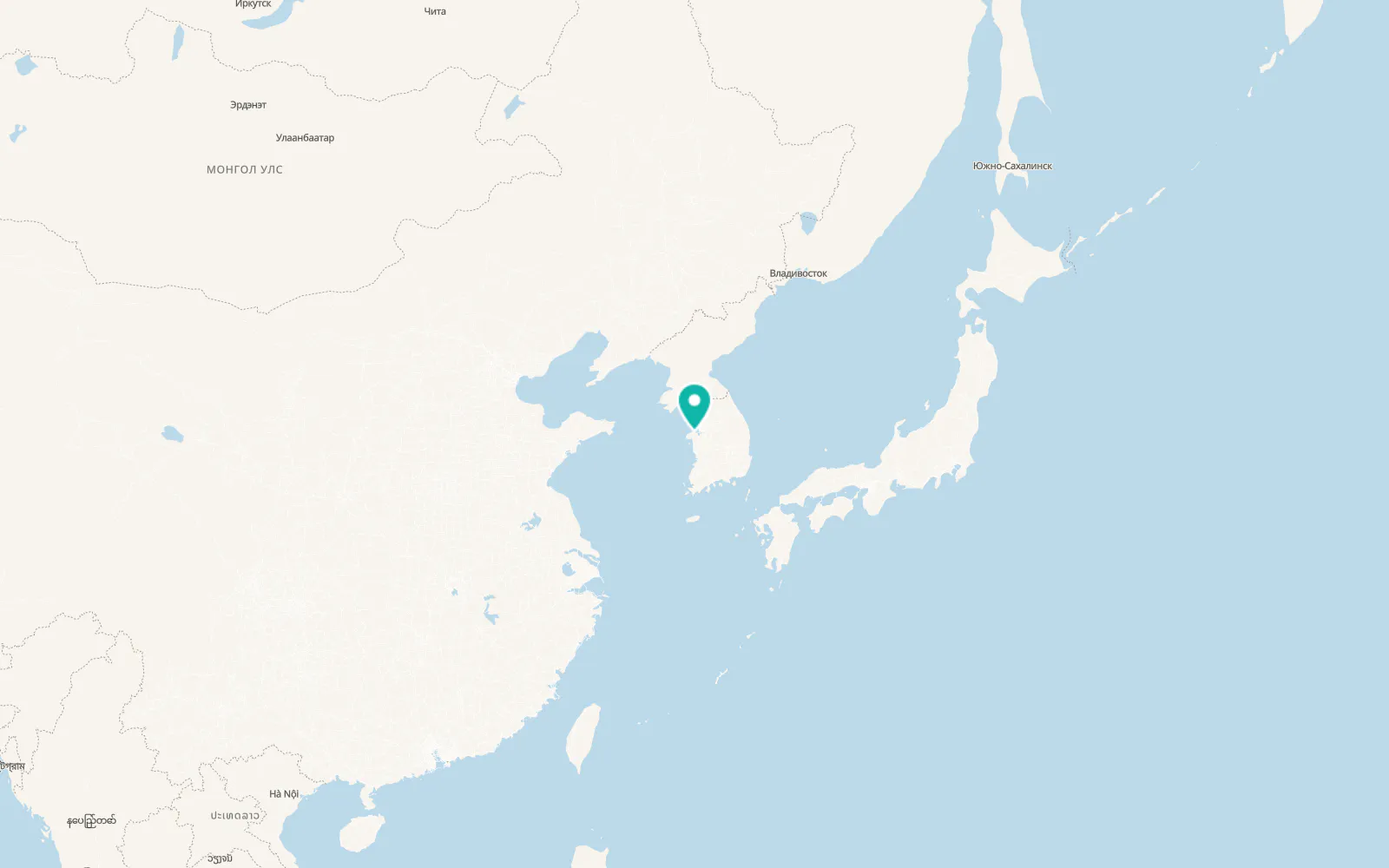 Map of Tangjin