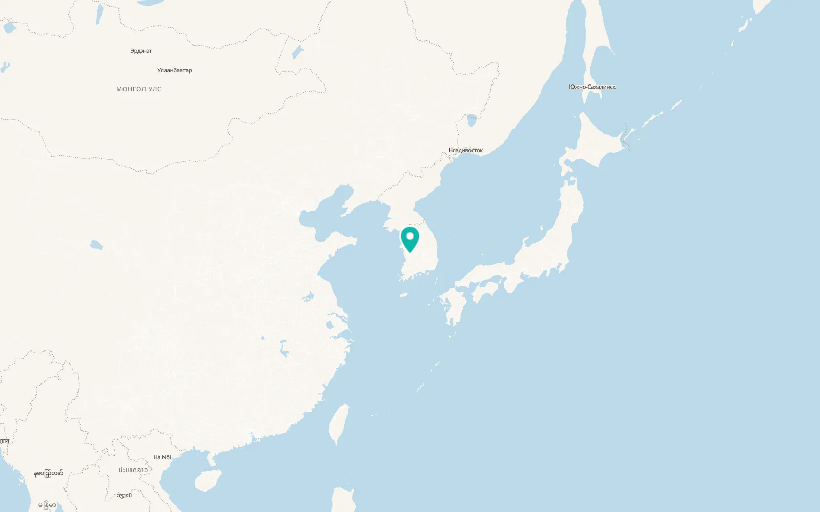 Map of Yŏnmu