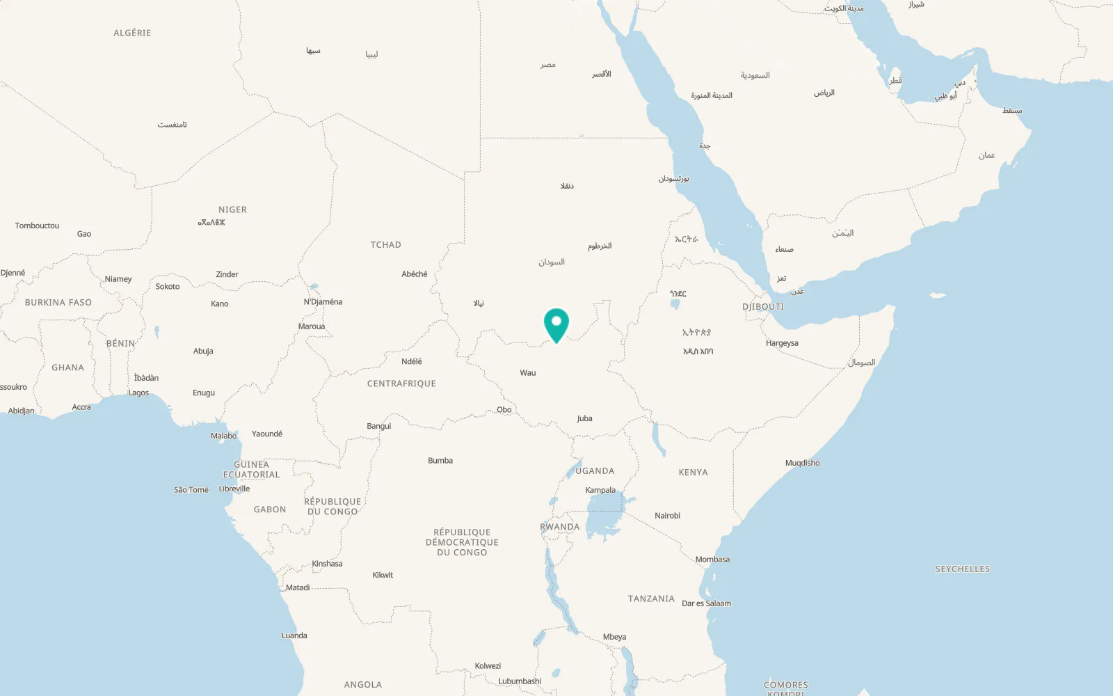 Map of Bentiu