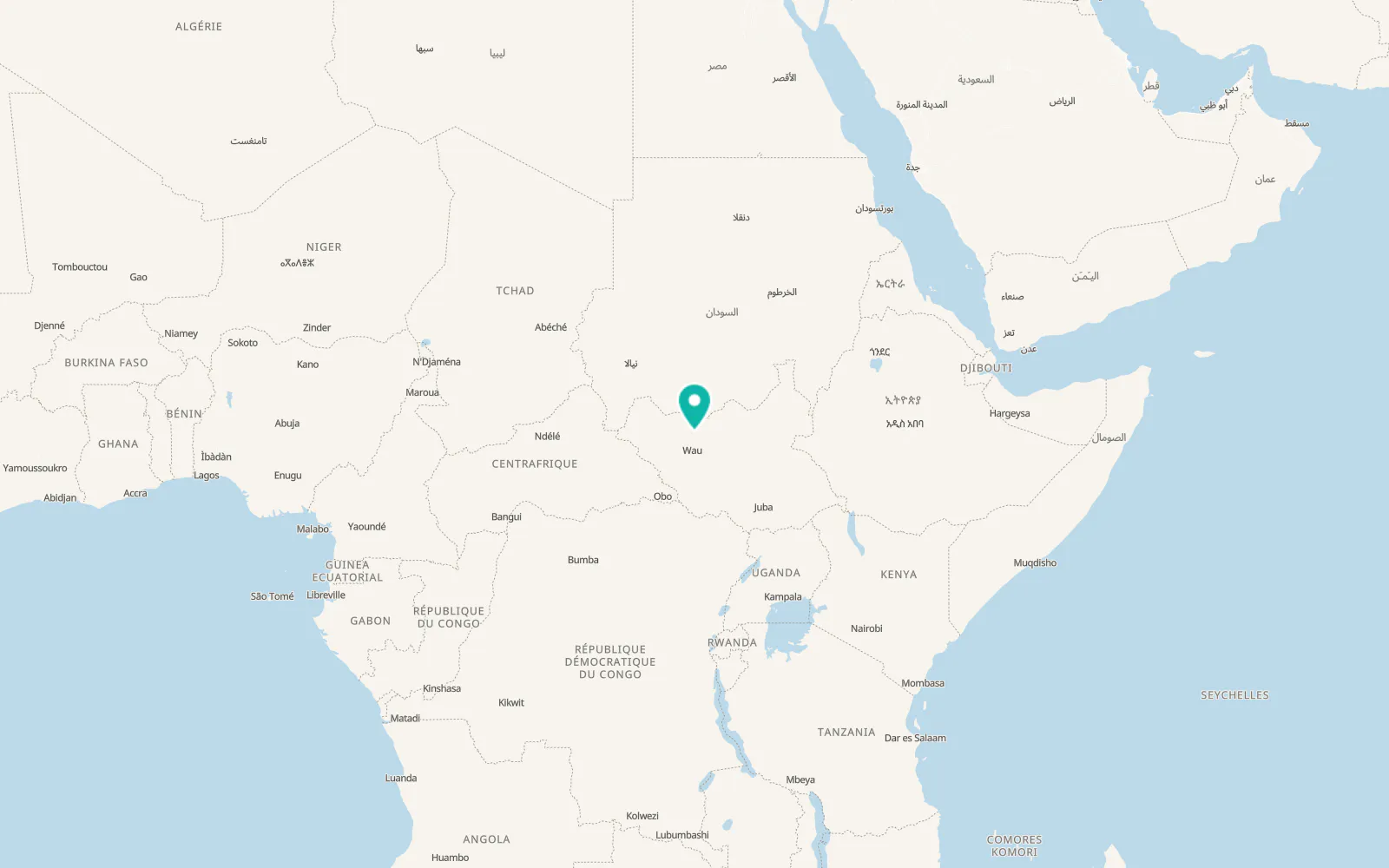 Map of Gogrial