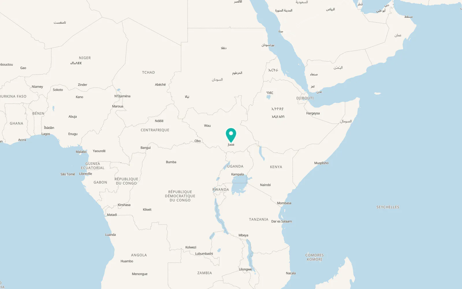 Map of Juba