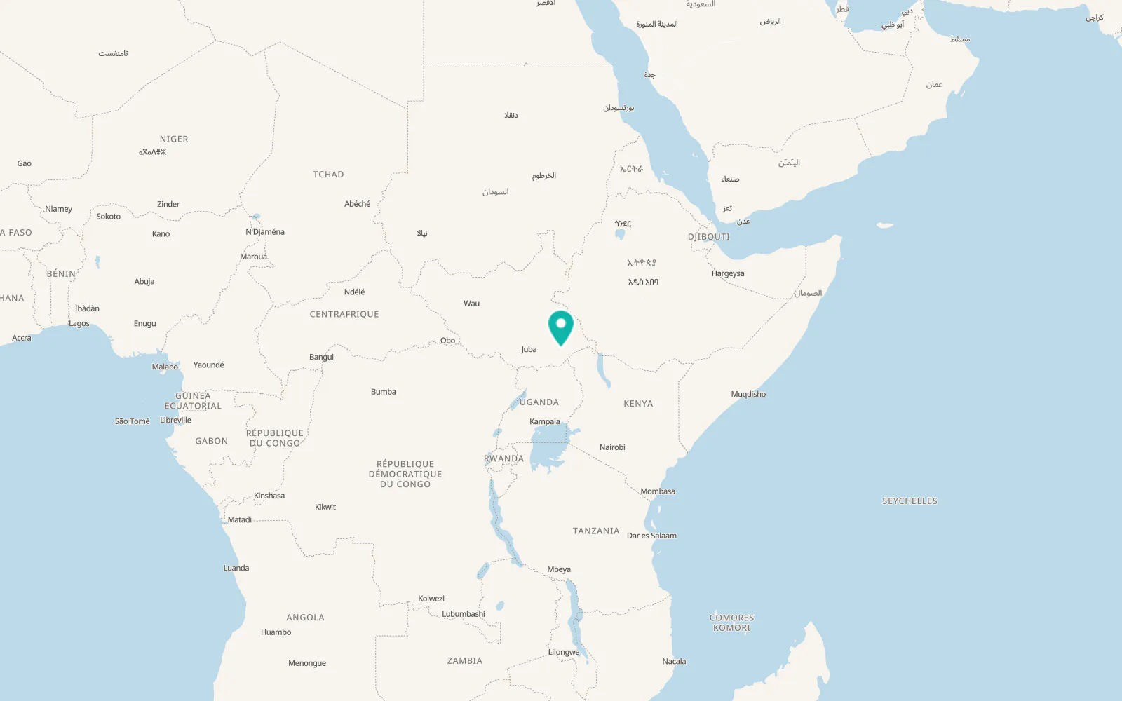 Map of Kapoeta