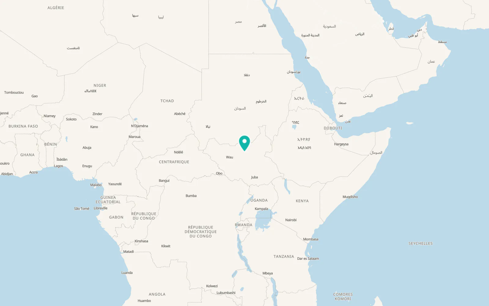 Map of Leer
