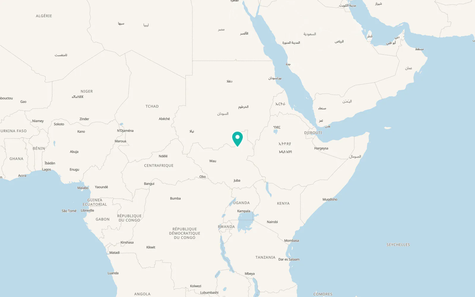 Map of Malakal