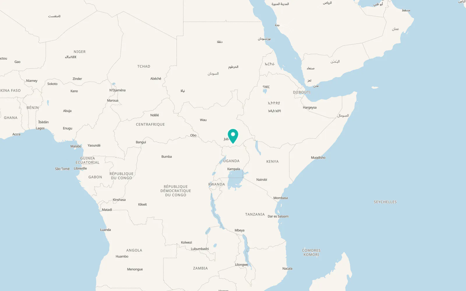 Map of Pajok