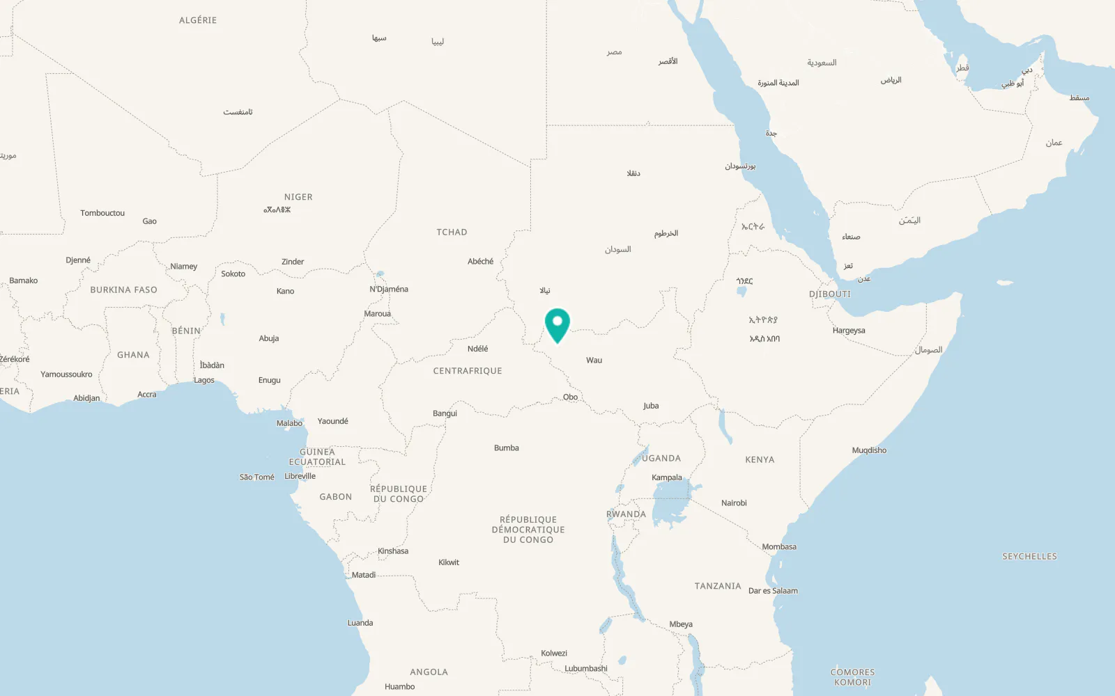 Map of Raja