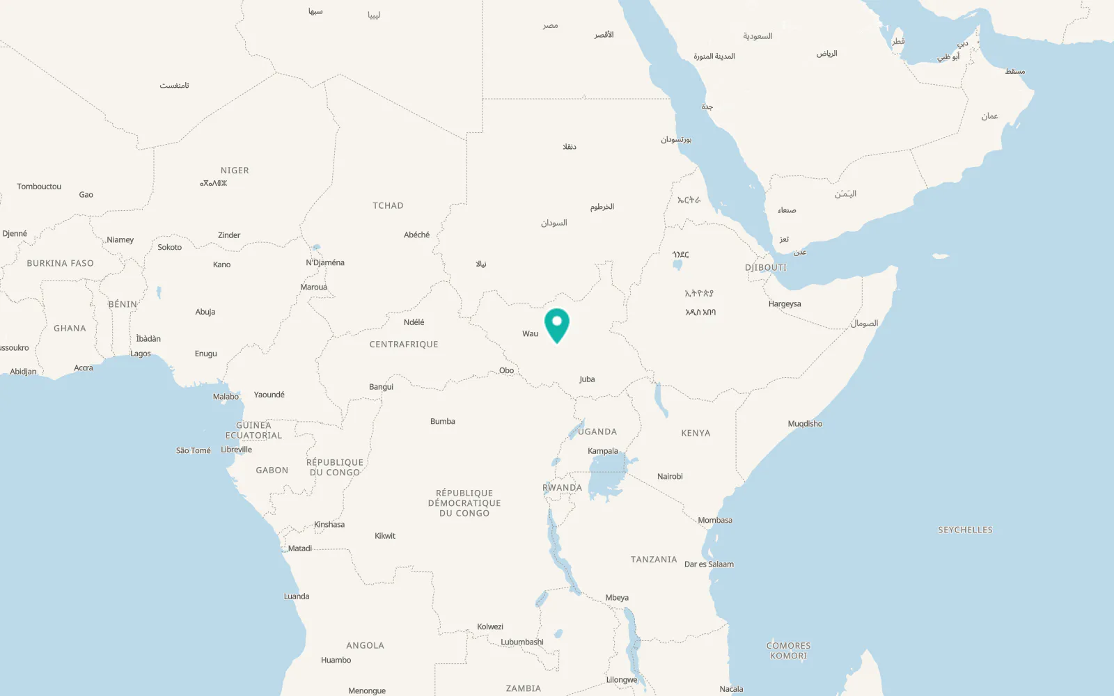 Map of Rumbek