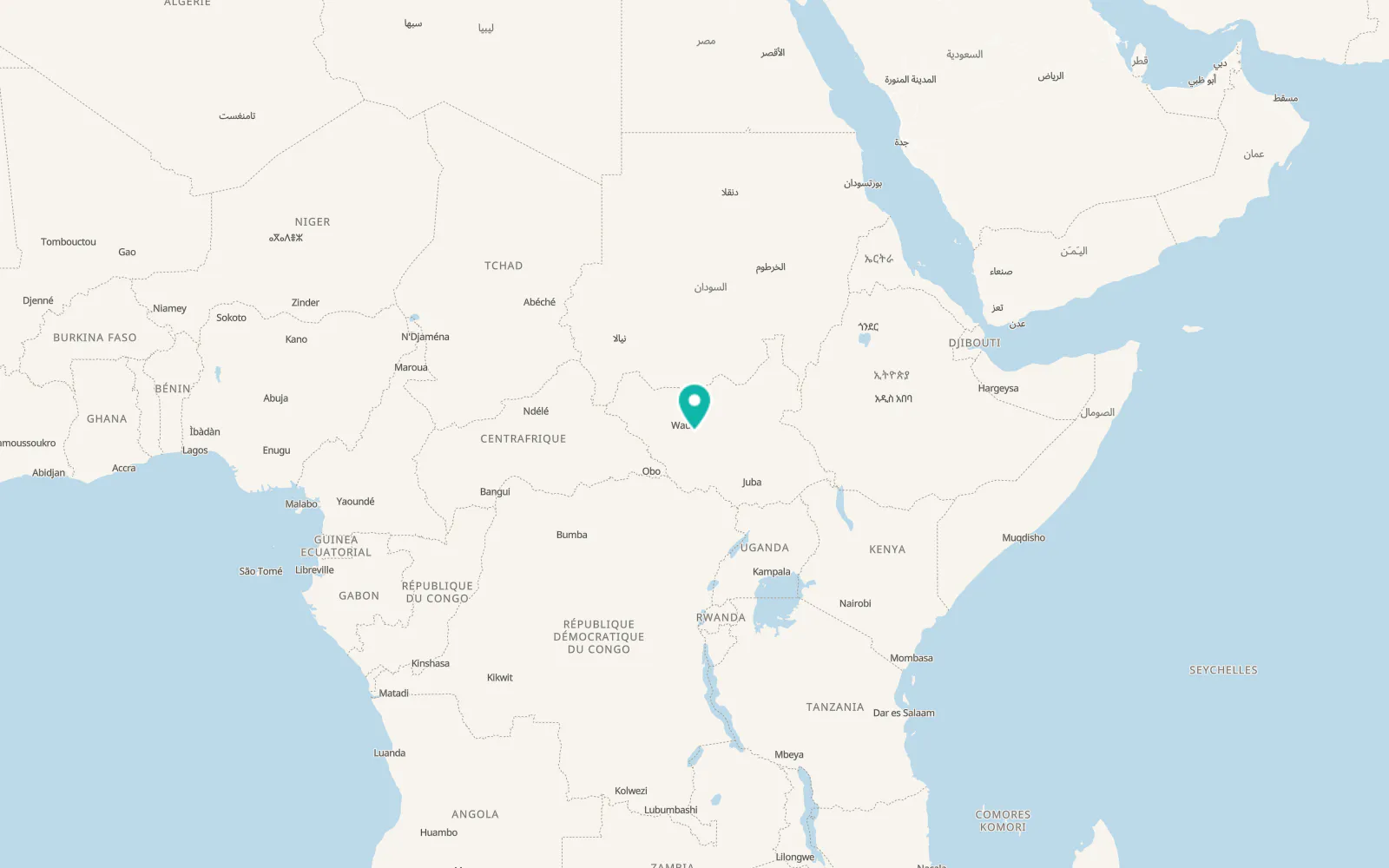 Map of Tonj