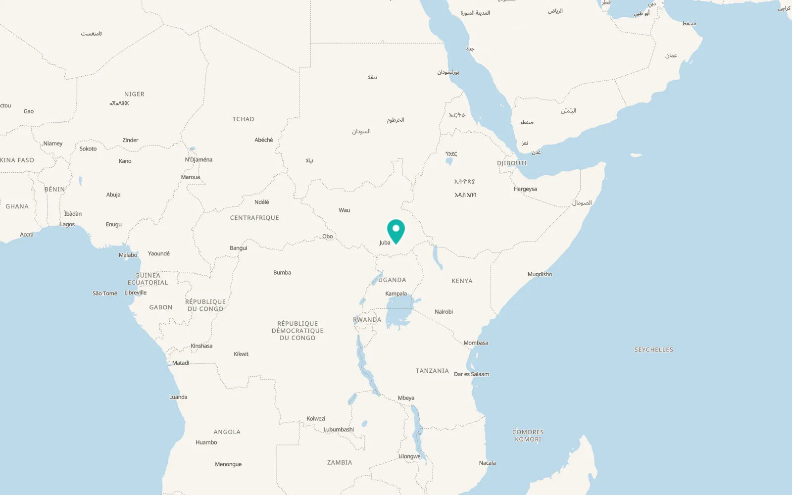 Map of Torit