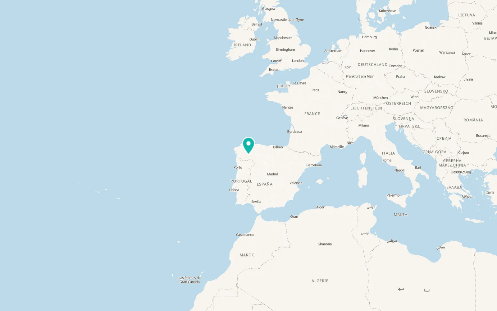 Map of A Rúa