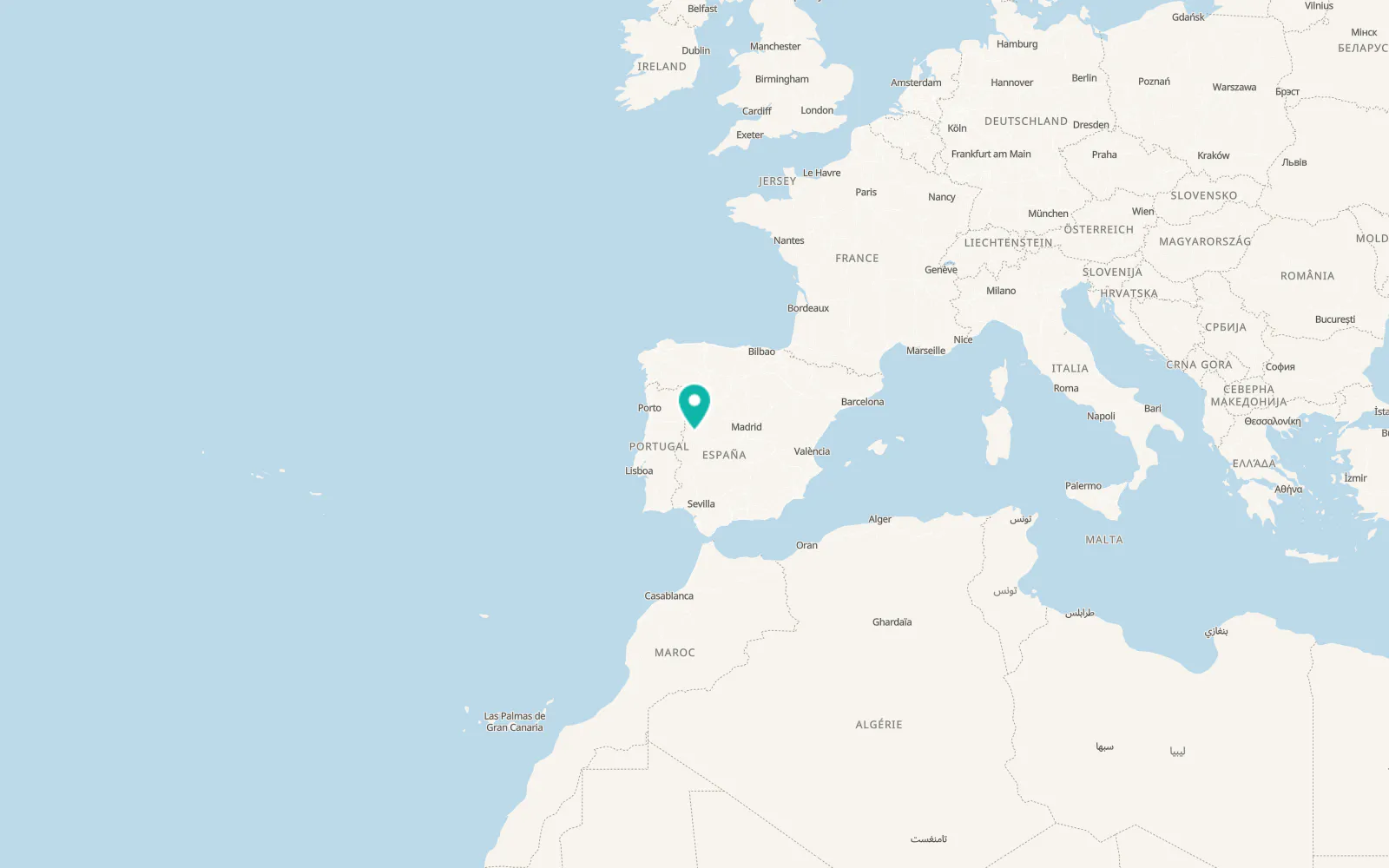 Map of Aceituna