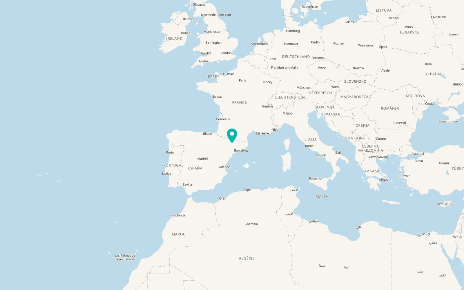 Map of Àger